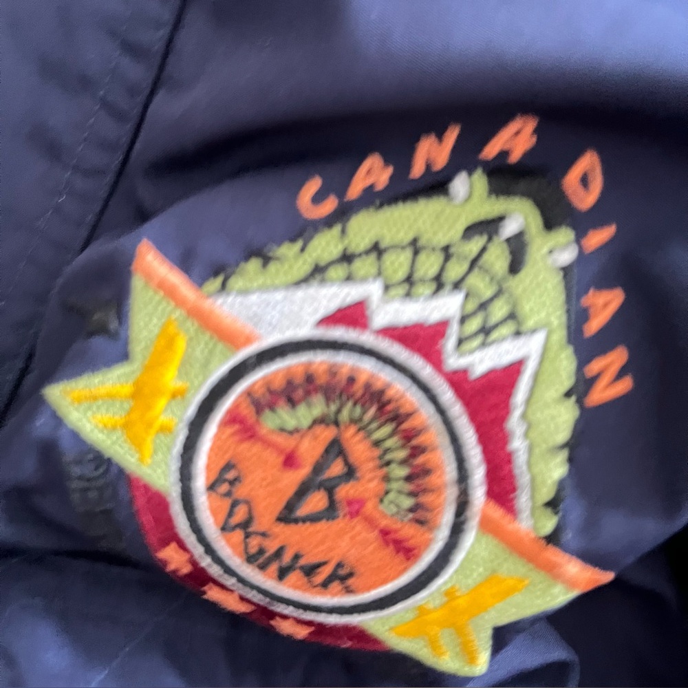 ⛷️Bogner Blue Ski Jacket with Colorful Embroidery
